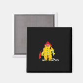 Aimant Firefighter Smoke Alarms Dont Save Lives  (Recto/Verso)