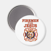 AIMANT FIREMEN POUR JÉSUS (Recto/Verso)