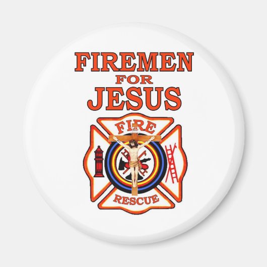 AIMANT FIREMEN POUR JÉSUS (Devant)