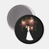 Aimant Fireworks mariage (Recto/Verso)