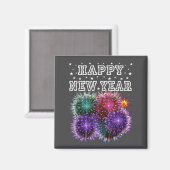 Aimant Fireworks New Year's Eve Party  (Recto/Verso)