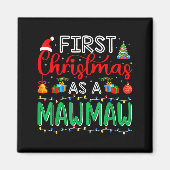 Aimant First Christmas As Mawmaw Family Matching New Mawm (Devant)