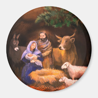 Aimant First Christmas nativity