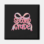 Aimant First Day Of Second Grade Floral Bundle For Teache (Devant)