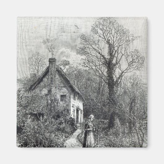 Aimant First Flowers, de 'Leisure Hour', 1888 (Devant)