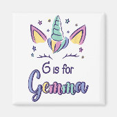 Aimant First Name Gemma D G Is For Gemma  (Devant)