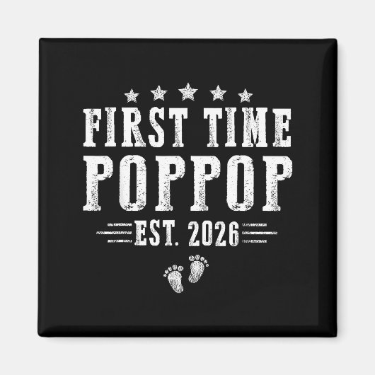 Aimant First Time Pp Est.2026 Father's Day Promoted To Pa (Devant)