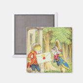 Aimant Fish-Footman livre une invitation à un (Recto/Verso)