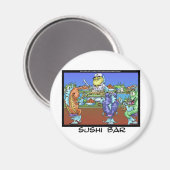 Aimant Fish Meet Markets AKA Sushi Bar Dons Amusants & Ca (Recto/Verso)