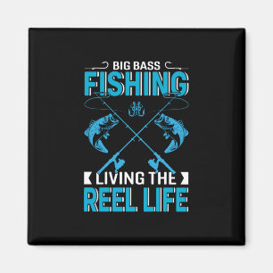 Aimant Fisher Gift Big Fishing Vivre La Vie