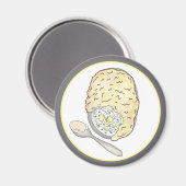 Aimant Fisherman's Fish Pie UK British Pub Food Cuisine (Recto/Verso)