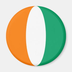 Aimant Fisheye Drapeau de la Côte d'Ivoire