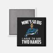 Aimant Fishing Funny Shirt Sarcasm Quotes Joke Hobbies Hu (Recto/Verso)