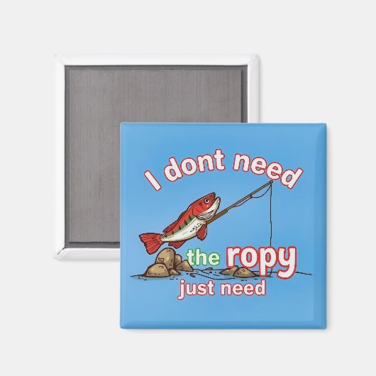 Aimant  Fishing Without Limits (Recto/Verso)