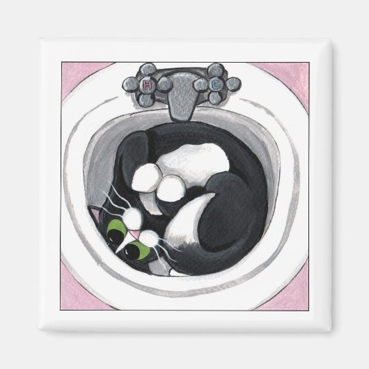 Aimant Fit serré - Magnat noir (Devant)