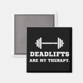 Aimant Fitness Deadlifts Is My Therapy (Recto/Verso)