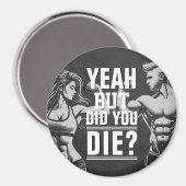 Aimant Fitness Gym entraînement Bodybuilding Motivation (Recto/Verso)