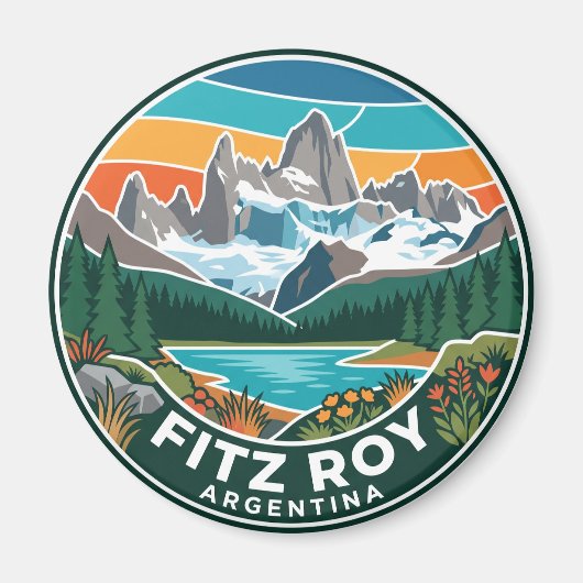 Aimant Fitz Roy Argentine (Devant)