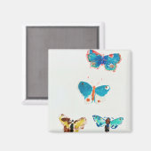 Aimant Five Butterflies (Recto/Verso)