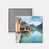 Aimant Fjaerpayfjord paysage de fjord en Norvège (Recto/Verso)