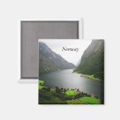 Aimant Fjord de Norvège (Recto/Verso)