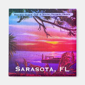 Aimant FL Beach Sunset - Gulf of Mexico (Devant)