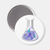 Aimant Flacon de culture (Recto/Verso)