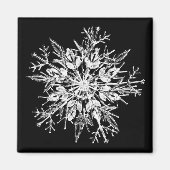 Aimant Flacon de neige en cristal de glace (Devant)