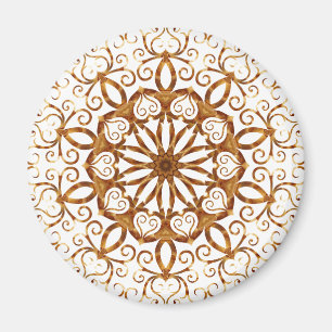 Aimant Flacon d'or en blanc