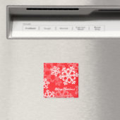 Aimant Flacons de Noël rouges et blancs mignons (In Situ (Lave-vaisselle))