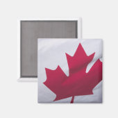 Aimant Flag canadien. (Recto/Verso)