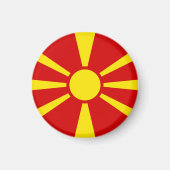 Aimant Flag de Macedonia (Devant)