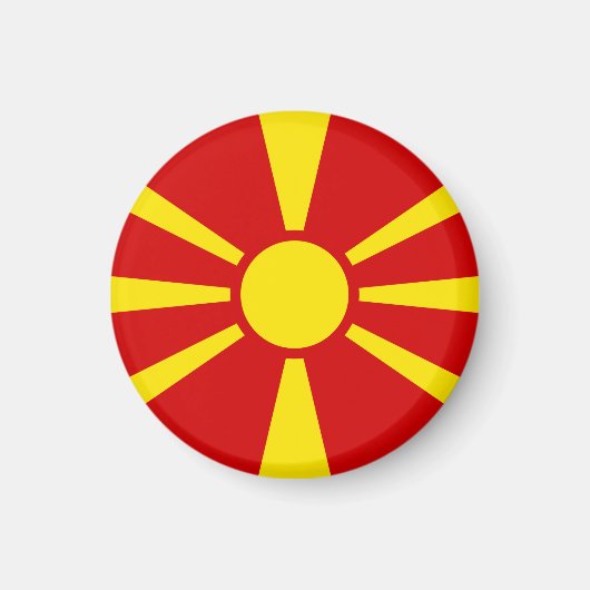 Aimant Flag de Macedonia (Devant)