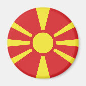 Aimant Flag de Macedonia (Devant)