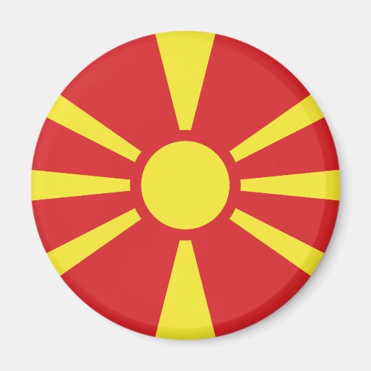 Aimant Flag de Macedonia (Devant)