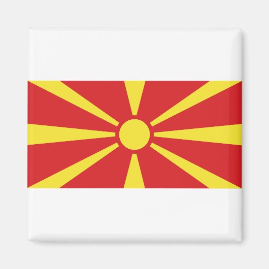 Aimant Flag de Macedonia (Devant)