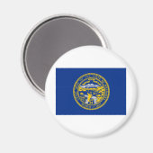 Aimant Flag du Nebraska (Recto/Verso)