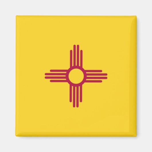Aimant Flag du Nouveau-Mexique (Devant)