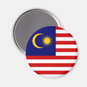 Aimant Flag malaisien (Recto/Verso)
