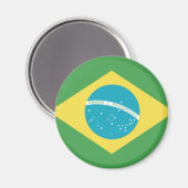 Aimant Flag of Brazil (Recto/Verso)