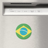 Aimant Flag of Brazil (In Situ (Lave-vaisselle))