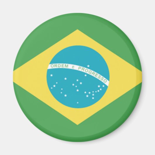 Aimant Flag of Brazil (Devant)