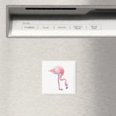 Aimant Flamant rose (In Situ (Lave-vaisselle))