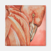 Aimant Flamant rose (Devant)