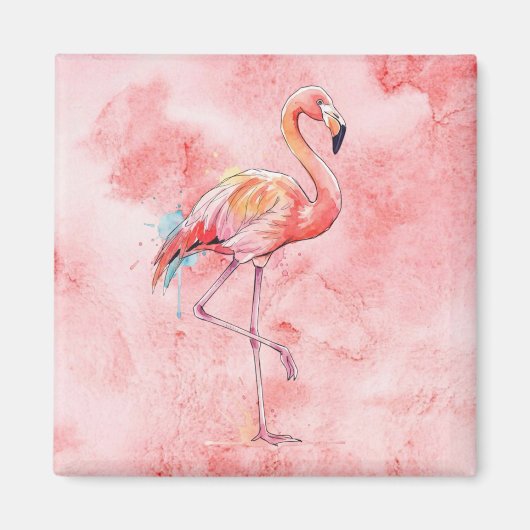 Aimant Flamant rose (Devant)