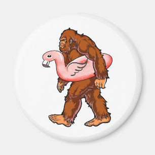 Aimant Flamant rose Bigfoot