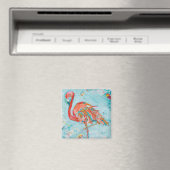 Aimant Flamant rose brillant (In Situ (Lave-vaisselle))