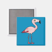 Aimant Flamant rose chilien Birdorable (Recto/Verso)