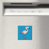 Aimant Flamant rose chilien Birdorable (In Situ (Lave-vaisselle))