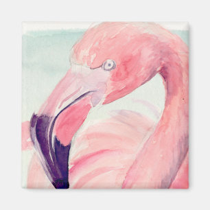 Aimant Flamant rose en pastel